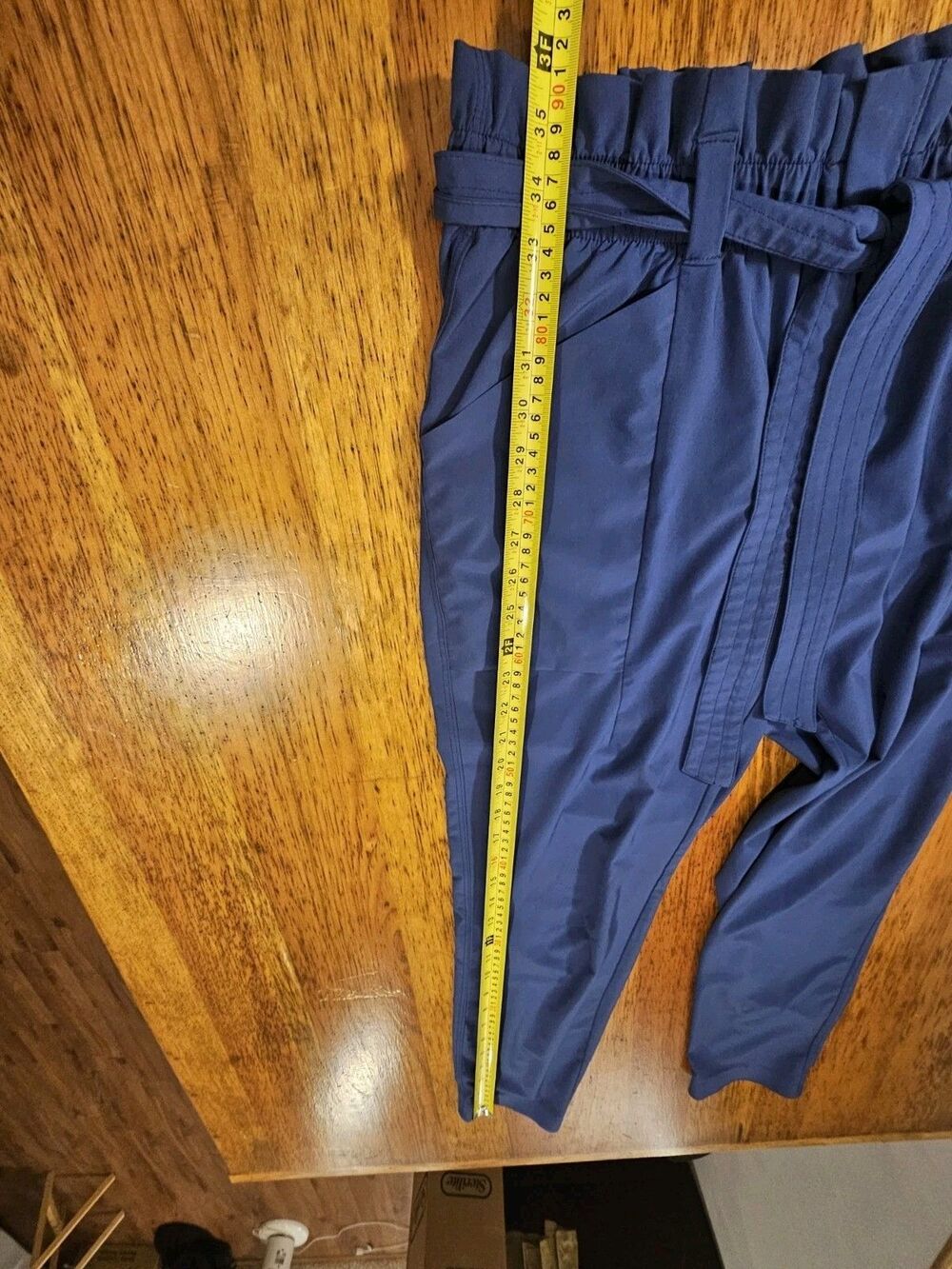Athleta Pants Womens Skyline Pant Size 6 Blue Athleisure Wrinkle Resistant EUC - Picture 6 of 10